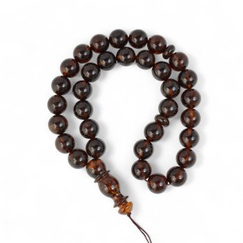 Islamic beliefs - Pressed amber rosary-Islamic Prayer rosary-Amber rosaries