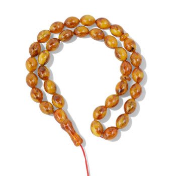 Pressed Amber Rosary - Ramadan Blessings-Islamic Prayer rosary-Amber rosaries