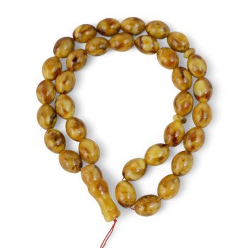 Pressed Amber Rosary – Ramadan Experience Gift-Islamic Prayer rosary-Amber rosaries