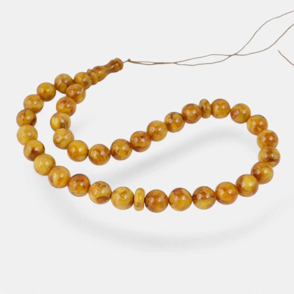 Pressed Amber Rosary - Ramadan Experience Journey-Islamic Prayer rosary-Amber rosaries