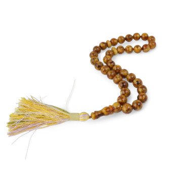 Natural pressed amber beads rosary for tasbih-Islamic Prayer rosary-Amber rosaries