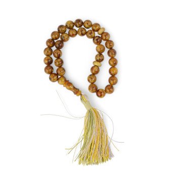 Natural pressed amber beads rosary for tasbih-Islamic Prayer rosary-Amber rosaries