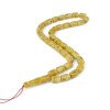 Authentic Muslim prayer beads pressed amber-Islamic Prayer rosary-Amber rosaries