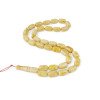 Pressed amber tasbih 33 beads rosary-Islamic Prayer rosary-Amber rosaries