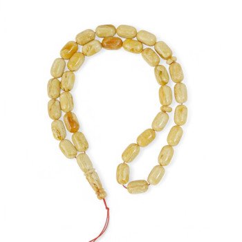 Pressed amber tasbih 33 beads rosary-Islamic Prayer rosary-Amber rosaries