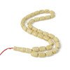 Islamic rosary with pressed amber prayer beads 33-Islamic Prayer rosary-Amber rosaries